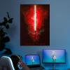 imageDisplate Official Star Wars Metal Poster Magnetic Mounting Included Licensed Artwork Modern Wall Decor Star Wars Lightsabers Darksaber Poster 45 cm x 32 cmRevenge of the Sith