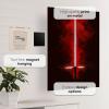 imageDisplate Official Star Wars Metal Poster Magnetic Mounting Included Licensed Artwork Modern Wall Decor Star Wars Lightsabers Darksaber Poster 45 cm x 32 cmKylo Ren