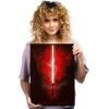 imageDisplate Official Star Wars Metal Poster Magnetic Mounting Included Licensed Artwork Modern Wall Decor Star Wars Lightsabers Darksaber Poster 45 cm x 32 cmRevenge of the Sith