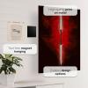 imageDisplate Official Star Wars Metal Poster Magnetic Mounting Included Licensed Artwork Modern Wall Decor Star Wars Lightsabers Darksaber Poster 45 cm x 32 cmDarth Maul
