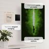imageDisplate Official Star Wars Metal Poster Magnetic Mounting Included Licensed Artwork Modern Wall Decor Star Wars Lightsabers Darksaber Poster 45 cm x 32 cmYoda