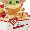 imageHallmark Star Wars Valentines Day Card Han Solo Princess Leia Anniversary Card Love CardYoda Pop Up  Reaching Out