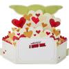 imageHallmark Star Wars Valentines Day Card Han Solo Princess Leia Anniversary Card Love CardYoda Pop Up  Reaching Out