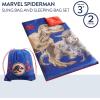 imageIdea Nuova 2 Piece Drawstring Sling Carry Bag with Sleeping Slumber BagJurassic World Blue