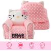 imageIdea Nuova Figural Mink with Sherpa Trim Bean Bag Chair for Toddlers and Kids Star Wars GroguHello Kitty