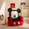 imageIdea Nuova Figural Mink with Sherpa Trim Bean Bag Chair for Toddlers and Kids Star Wars GroguMickey Mouse