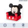 imageIdea Nuova Figural Mink with Sherpa Trim Bean Bag Chair for Toddlers and Kids Star Wars GroguMickey Mouse