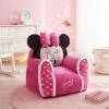 imageIdea Nuova Figural Mink with Sherpa Trim Bean Bag Chair for Toddlers and Kids Star Wars GroguMinnie Mouse