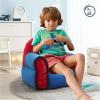 imageIdea Nuova Figural Mink with Sherpa Trim Bean Bag Chair for Toddlers and Kids Star Wars GroguSpiderman