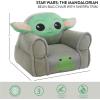 imageIdea Nuova Figural Mink with Sherpa Trim Bean Bag Chair for Toddlers and Kids Star Wars GroguStar Wars  The Mandalorian
