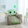 imageIdea Nuova Figural Mink with Sherpa Trim Bean Bag Chair for Toddlers and Kids Star Wars GroguStar Wars  The Mandalorian