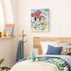 imageIdea Nuova Star Wars The Mandalorian featuring The Child LED Canvas Wall Art 1575quotx115quotBluey