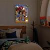 imageIdea Nuova Star Wars The Mandalorian featuring The Child LED Canvas Wall Art 1575quotx115quotBluey