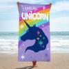 imageJay Franco Star Wars Darth Vader Bath Pool Beach Towel  Kids Super Soft ampamp Absorbent 100 Cotton Towel Measures 28 x 58Purple  Unicorn Academy