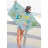 imageJay Franco Star Wars Darth Vader Bath Pool Beach Towel  Kids Super Soft ampamp Absorbent 100 Cotton Towel Measures 28 x 58Teal  Inside Out