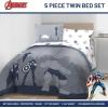 imageJay Franco Star Wars Full Size Comforter Set  7 Piece Bedding Includes Sheet Set ampamp Pillow Covers  Super Soft Cozy Bedding with Death Star and Millennium FalconBlue  Avengers 01