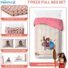 imageJay Franco Star Wars Full Size Comforter Set  7 Piece Bedding Includes Sheet Set ampamp Pillow Covers  Super Soft Cozy Bedding with Death Star and Millennium FalconBeige  Moana