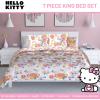 imageJay Franco Star Wars Full Size Comforter Set  7 Piece Bedding Includes Sheet Set ampamp Pillow Covers  Super Soft Cozy Bedding with Death Star and Millennium FalconMulti  Hello Kitty