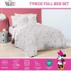 imageJay Franco Star Wars Full Size Comforter Set  7 Piece Bedding Includes Sheet Set ampamp Pillow Covers  Super Soft Cozy Bedding with Death Star and Millennium FalconGrey  Minnie Mouse