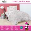 imageJay Franco Star Wars Full Size Comforter Set  7 Piece Bedding Includes Sheet Set ampamp Pillow Covers  Super Soft Cozy Bedding with Death Star and Millennium FalconGrey  Minnie Mouse