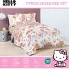 imageJay Franco Star Wars Full Size Comforter Set  7 Piece Bedding Includes Sheet Set ampamp Pillow Covers  Super Soft Cozy Bedding with Death Star and Millennium FalconMulti  Hello Kitty
