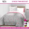 imageJay Franco Star Wars Full Size Comforter Set  7 Piece Bedding Includes Sheet Set ampamp Pillow Covers  Super Soft Cozy Bedding with Death Star and Millennium FalconGrey  Minnie Mouse