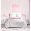imageJay Franco Star Wars Full Size Comforter Set  7 Piece Bedding Includes Sheet Set ampamp Pillow Covers  Super Soft Cozy Bedding with Death Star and Millennium FalconGrey  Minnie Mouse