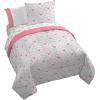 imageJay Franco Star Wars Full Size Comforter Set  7 Piece Bedding Includes Sheet Set ampamp Pillow Covers  Super Soft Cozy Bedding with Death Star and Millennium FalconGrey  Minnie Mouse