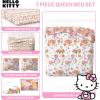 imageJay Franco Star Wars Full Size Comforter Set  7 Piece Bedding Includes Sheet Set ampamp Pillow Covers  Super Soft Cozy Bedding with Death Star and Millennium FalconMulti  Hello Kitty