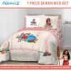 imageJay Franco Star Wars Full Size Comforter Set  7 Piece Bedding Includes Sheet Set ampamp Pillow Covers  Super Soft Cozy Bedding with Death Star and Millennium FalconBeige  Moana