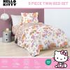 imageJay Franco Star Wars Full Size Comforter Set  7 Piece Bedding Includes Sheet Set ampamp Pillow Covers  Super Soft Cozy Bedding with Death Star and Millennium FalconMulti  Hello Kitty