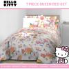imageJay Franco Star Wars Full Size Comforter Set  7 Piece Bedding Includes Sheet Set ampamp Pillow Covers  Super Soft Cozy Bedding with Death Star and Millennium FalconMulti  Hello Kitty