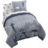 imageJay Franco Star Wars Full Size Comforter Set  7 Piece Bedding Includes Sheet Set ampamp Pillow Covers  Super Soft Cozy Bedding with Death Star and Millennium FalconBlue  Avengers 01