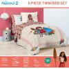 imageJay Franco Star Wars Full Size Comforter Set  7 Piece Bedding Includes Sheet Set ampamp Pillow Covers  Super Soft Cozy Bedding with Death Star and Millennium FalconBeige  Moana