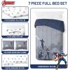 imageJay Franco Star Wars Full Size Comforter Set  7 Piece Bedding Includes Sheet Set ampamp Pillow Covers  Super Soft Cozy Bedding with Death Star and Millennium FalconBlue  Avengers 01
