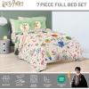 imageJay Franco Star Wars Full Size Comforter Set  7 Piece Bedding Includes Sheet Set ampamp Pillow Covers  Super Soft Cozy Bedding with Death Star and Millennium FalconMulti  Harry Potter 01