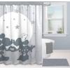 imageJay Franco Star Wars Shower Curtain  Licensed Bathroom Dcor for Kids or Teens with Millennium Falcon  70 x 72 Inch Washable Fabric CurtainGray  Mickey  Minnie