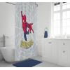 imageJay Franco Star Wars Shower Curtain  Licensed Bathroom Dcor for Kids or Teens with Millennium Falcon  70 x 72 Inch Washable Fabric CurtainGrey  Spiderman
