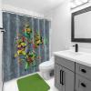 imageJay Franco Star Wars Shower Curtain  Licensed Bathroom Dcor for Kids or Teens with Millennium Falcon  70 x 72 Inch Washable Fabric CurtainGrey  Tmnt