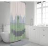 imageJay Franco Star Wars Shower Curtain  Licensed Bathroom Dcor for Kids or Teens with Millennium Falcon  70 x 72 Inch Washable Fabric CurtainMulti  Minecraft