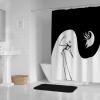 imageJay Franco Star Wars Shower Curtain  Licensed Bathroom Dcor for Kids or Teens with Millennium Falcon  70 x 72 Inch Washable Fabric CurtainMulti  Nightmare Before Christmas