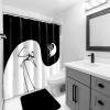 imageJay Franco Star Wars Shower Curtain  Licensed Bathroom Dcor for Kids or Teens with Millennium Falcon  70 x 72 Inch Washable Fabric CurtainMulti  Nightmare Before Christmas