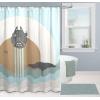 imageJay Franco Star Wars Shower Curtain  Licensed Bathroom Dcor for Kids or Teens with Millennium Falcon  70 x 72 Inch Washable Fabric CurtainMulti  Star Wars