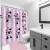 imageJay Franco Star Wars Shower Curtain  Licensed Bathroom Dcor for Kids or Teens with Millennium Falcon  70 x 72 Inch Washable Fabric CurtainPink  Minnie Mouse