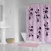 imageJay Franco Star Wars Shower Curtain  Licensed Bathroom Dcor for Kids or Teens with Millennium Falcon  70 x 72 Inch Washable Fabric CurtainPink  Minnie Mouse