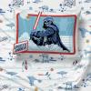 imageJay Franco Star Wars The Mandalorian Curious Child Twin Sheet Set  3 Piece Set Super Soft and Cozy Kids Bedding Features The Child Baby Yoda  Fade Resistant Microfiber SheetsWhite  Star Wars