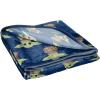 imageJay Franco Star Wars The Mandalorian Plush Throw Blanket  Measures 50 x 60 Inches  Kids Super Soft Fleece Bedding Features Baby Yoda GroguBlue  Mandalorian