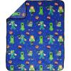 imageJay Franco Star Wars The Mandalorian Plush Throw Blanket  Measures 50 x 60 Inches  Kids Super Soft Fleece Bedding Features Baby Yoda GroguBlue  Minecraft