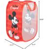 imageJay Franco Star Wars The Mandalorian The Child Pop Up Hamper  Mesh Laundry BasketBag with Durable Handles  Features Baby Yoda Grogu Official Star Wars ProductMickey Mouse  Red