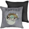 imageJay Franco Star Wars The Mandalorian Wanted Reward Decorative Pillow Cover  Throw Pillow Cover Features The Child Baby Yoda Grogu  Kids Super Soft Bedding Official Star Wars ProductGray  Mandalorian